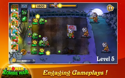 Flower Zombie War screenshot 6