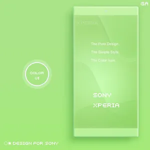 COLOR™ XPERIA | Theme A LIME screenshot 0