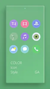 COLOR™ XPERIA | Theme A LIME screenshot 2