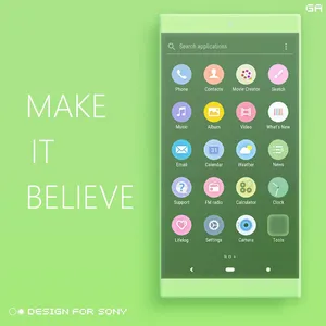 COLOR™ XPERIA | Theme A LIME screenshot 6