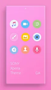 COLOR™ XPERIA | Theme A PINK screenshot 1