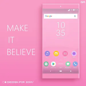 COLOR™ XPERIA | Theme A PINK screenshot 4