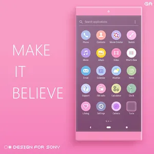 COLOR™ XPERIA | Theme A PINK screenshot 6