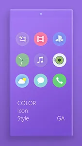 COLOR™ XPERIA | Theme A PURPLE screenshot 1