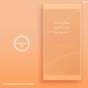 Theme XPERIA ON™ | Be Orange screenshot 0