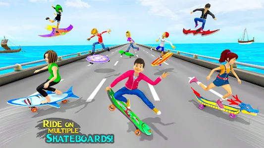 Skateboard Games: Car Games screenshot 17