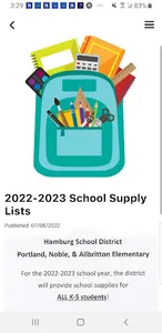 Hamburg School District screenshot 3