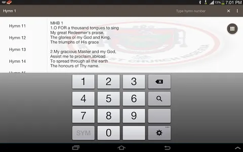 Methodist Hymn Book offline. screenshot 14