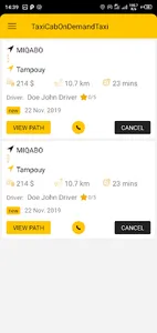 Gabriel's Online Cabs screenshot 2
