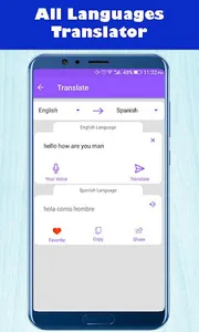 Languages Translator Free Voic screenshot 2