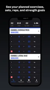 Gains - Workout Tracker screenshot 1