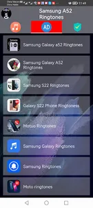 Samsung Galaxy A52 Ringtones screenshot 1