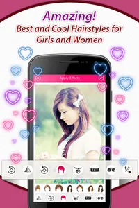 Women Hairstyle Photo Editor screenshot 2