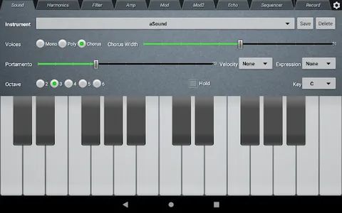 WaveSynth Synthesizer screenshot 0