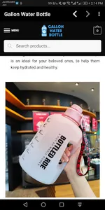 Gallon Water Bottle screenshot 11