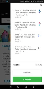 Gallon Water Bottle screenshot 23