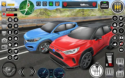 Helicopter Vs Car Traffic Race screenshot 19