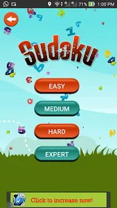 Sudoku screenshot 1