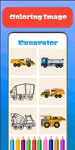Trucks Coloring Book screenshot 4