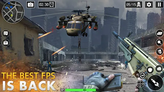 Anti Terrorist Gun War Games screenshot 0