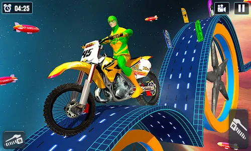 Superhero GT Bike Racing Stunt screenshot 4