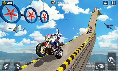 Superhero GT Bike Racing Stunt screenshot 5