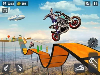 Superhero GT Bike Racing Stunt screenshot 9