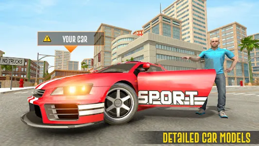 Car Driving Simulator 3D City screenshot 4