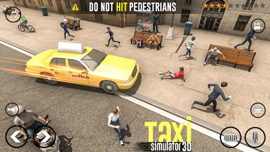 Taxi Sim 3D Car Taxi Simulator screenshot 0