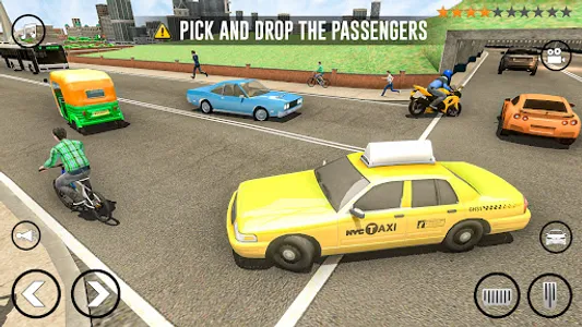 Taxi Sim 3D Car Taxi Simulator screenshot 1
