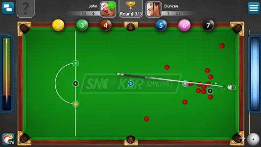 Snooker Live Pro & Six-red screenshot 14