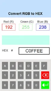 RGB to HEX Converter screenshot 2
