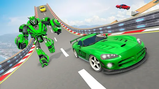 Robot Car Stunt Driving Games screenshot 1