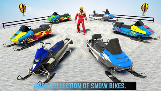 Snow Tricky Bike Stunt Games screenshot 3