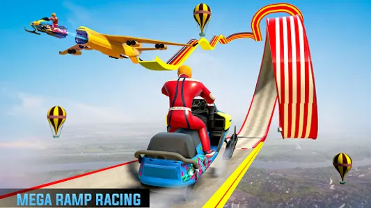 Snow Tricky Bike Stunt Games screenshot 6