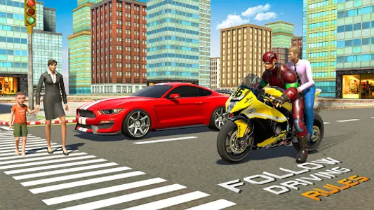 Superhero Bike Taxi Games 2021 screenshot 0
