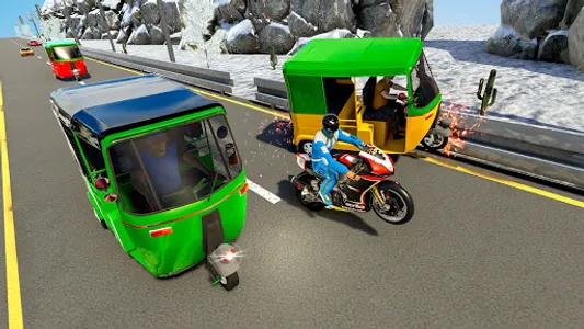 Modern Tuk Tuk Driving Games screenshot 2
