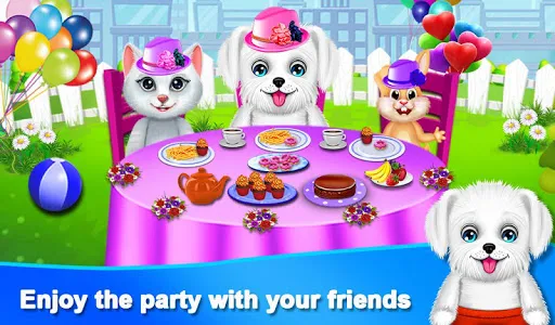 Puppy Tea Party Game screenshot 12