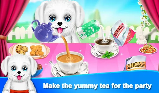 Puppy Tea Party Game screenshot 13