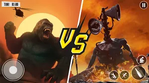 Godzilla Monster vs Kong City screenshot 0