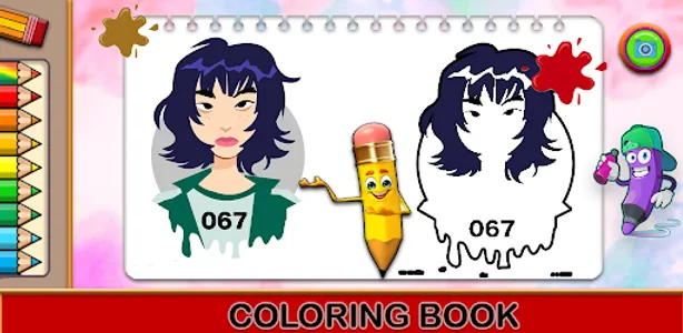 456 Squid Game Coloring screenshot 3