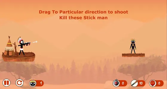 Mr stickman bullet screenshot 0