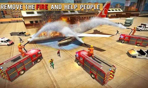 Fire Fighter Truck Real Heroes screenshot 0