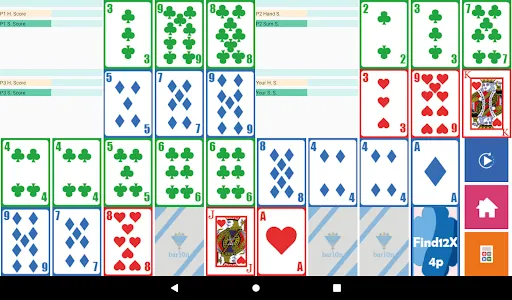 Brain Card Game - Find12x 4P screenshot 10