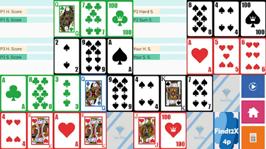Brain Card Game - Find12x 4P screenshot 2