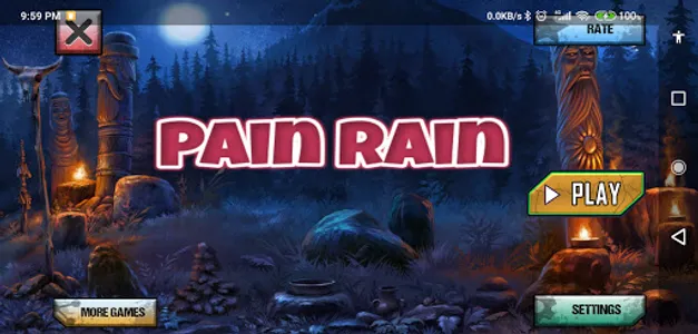 Pain Rain street fighting game screenshot 0