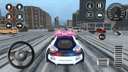 American i8 Police Car Game 3D screenshot 0