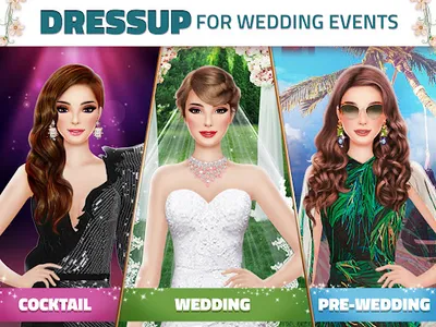 Super Wedding Dress Up Stylist screenshot 13