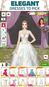 Super Wedding Dress Up Stylist screenshot 2