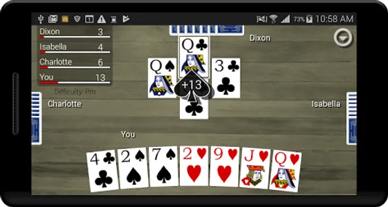 Hearts Card Classic screenshot 3